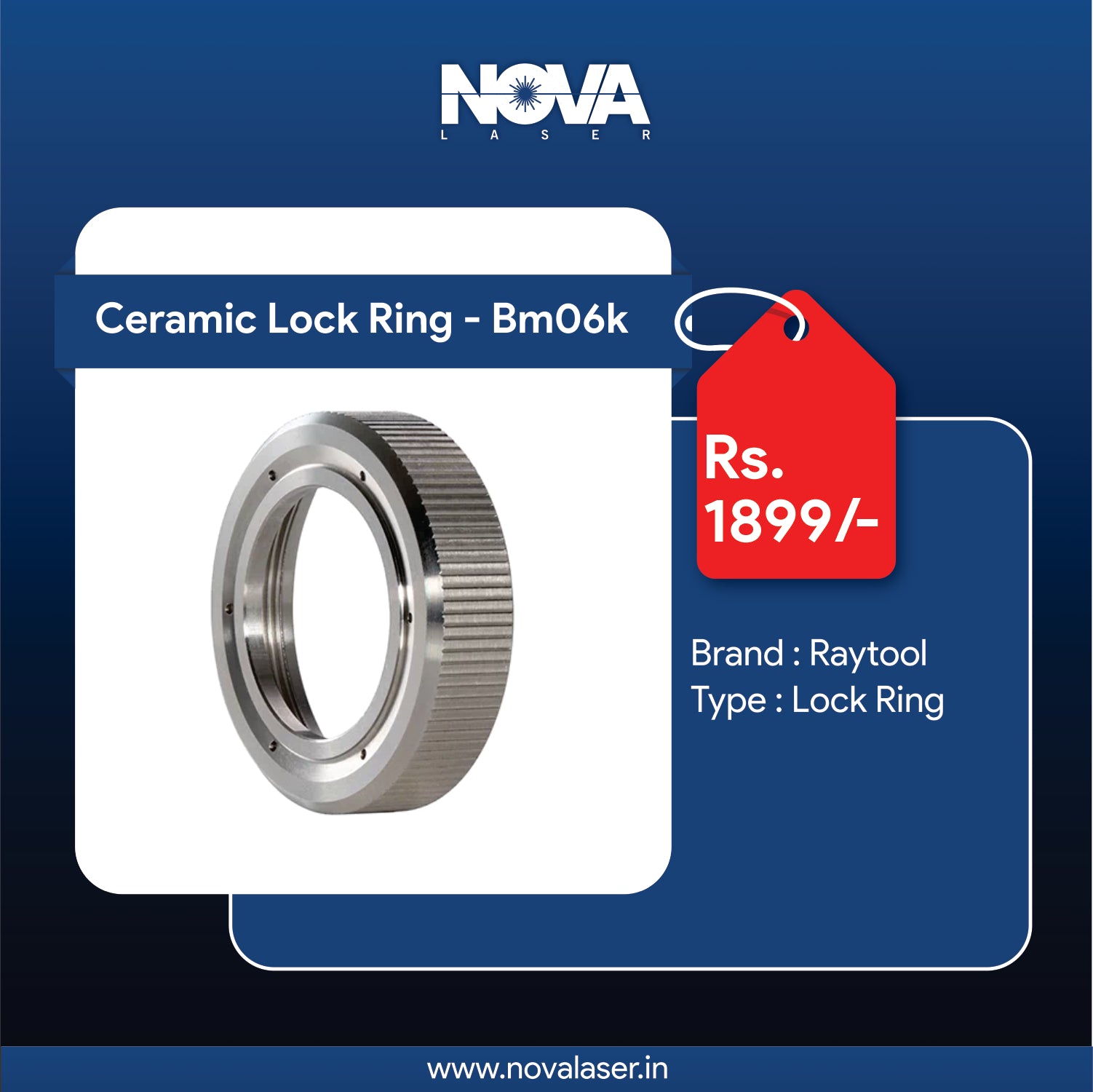 Ceramic Lockig Ring - Raytool BM06k - Nova Laser