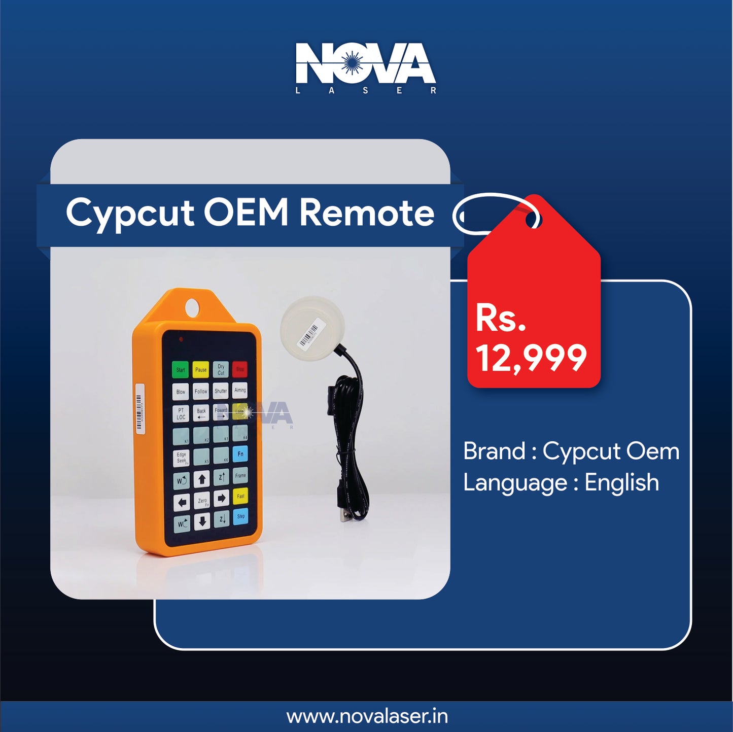 Cypcut OEM Remote Controller - Nova Laser