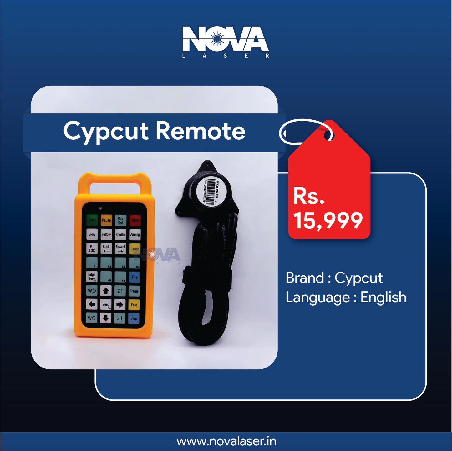 Cypcut Remote Controller - Nova Laser