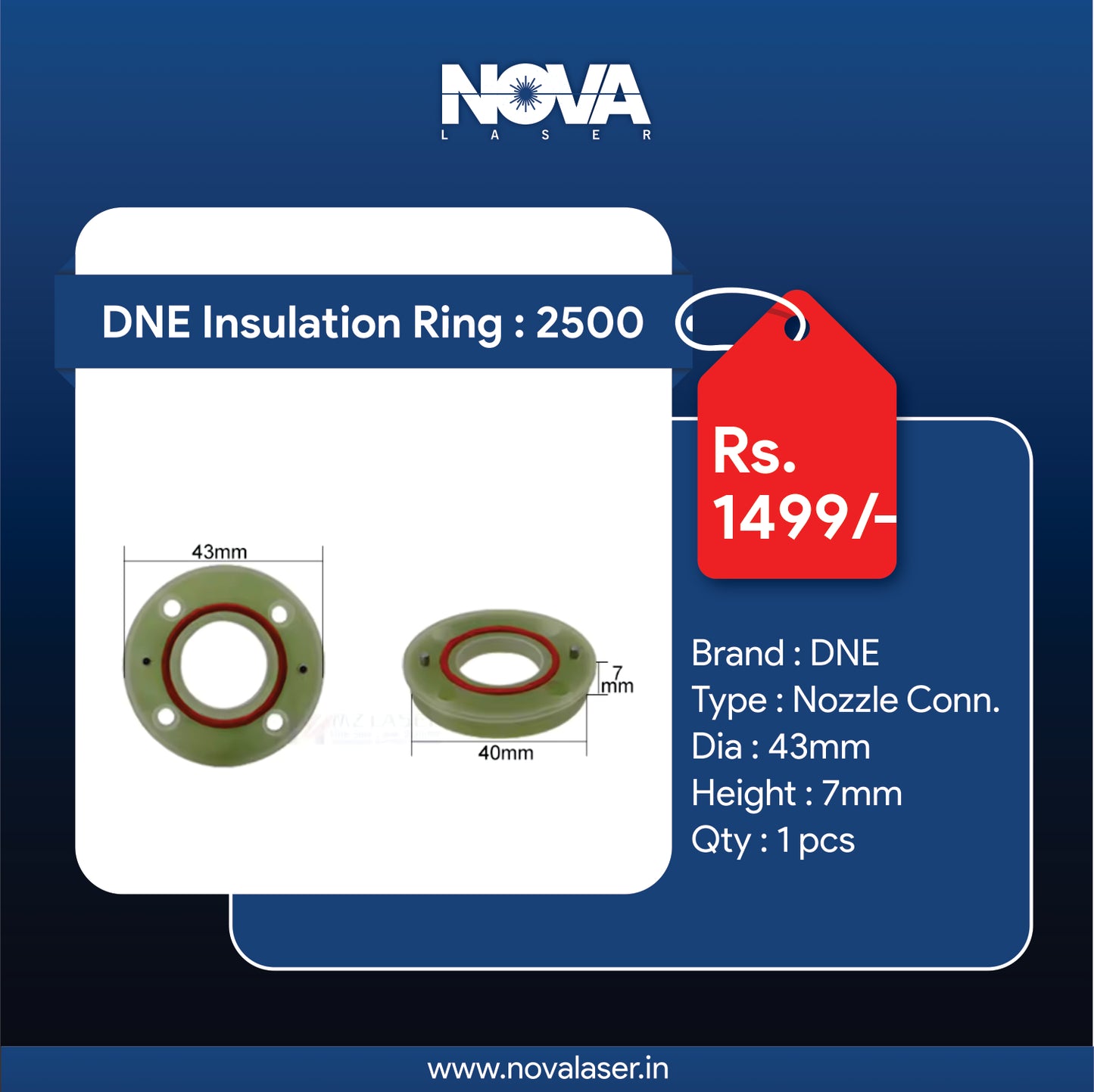 DNE Insulation Ring I 2500 - Nova Laser