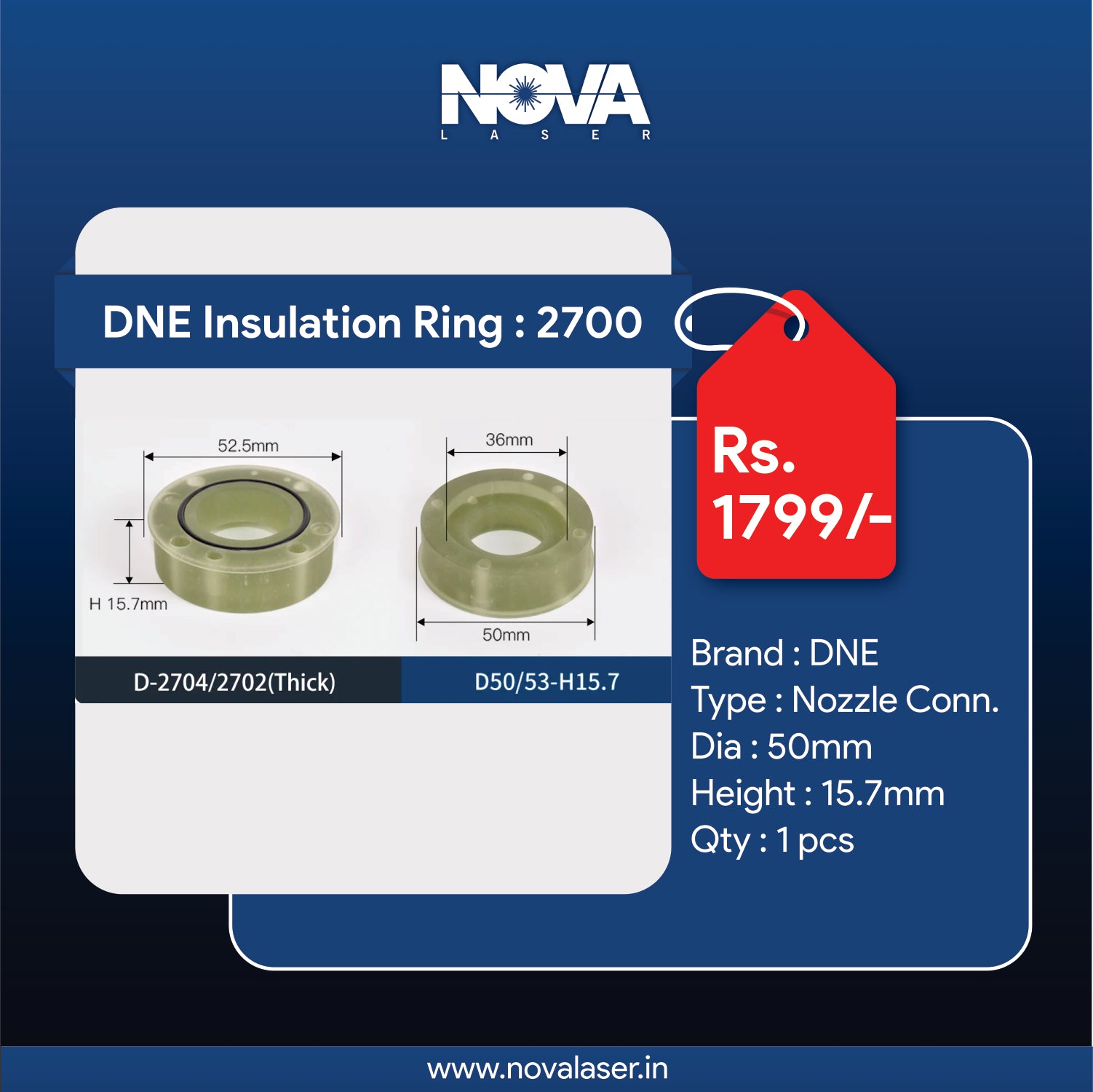 DNE Insulation Ring I 2700 - Nova Laser