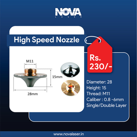 High Speed Nozzle - Dia - 28 - Nova Laser