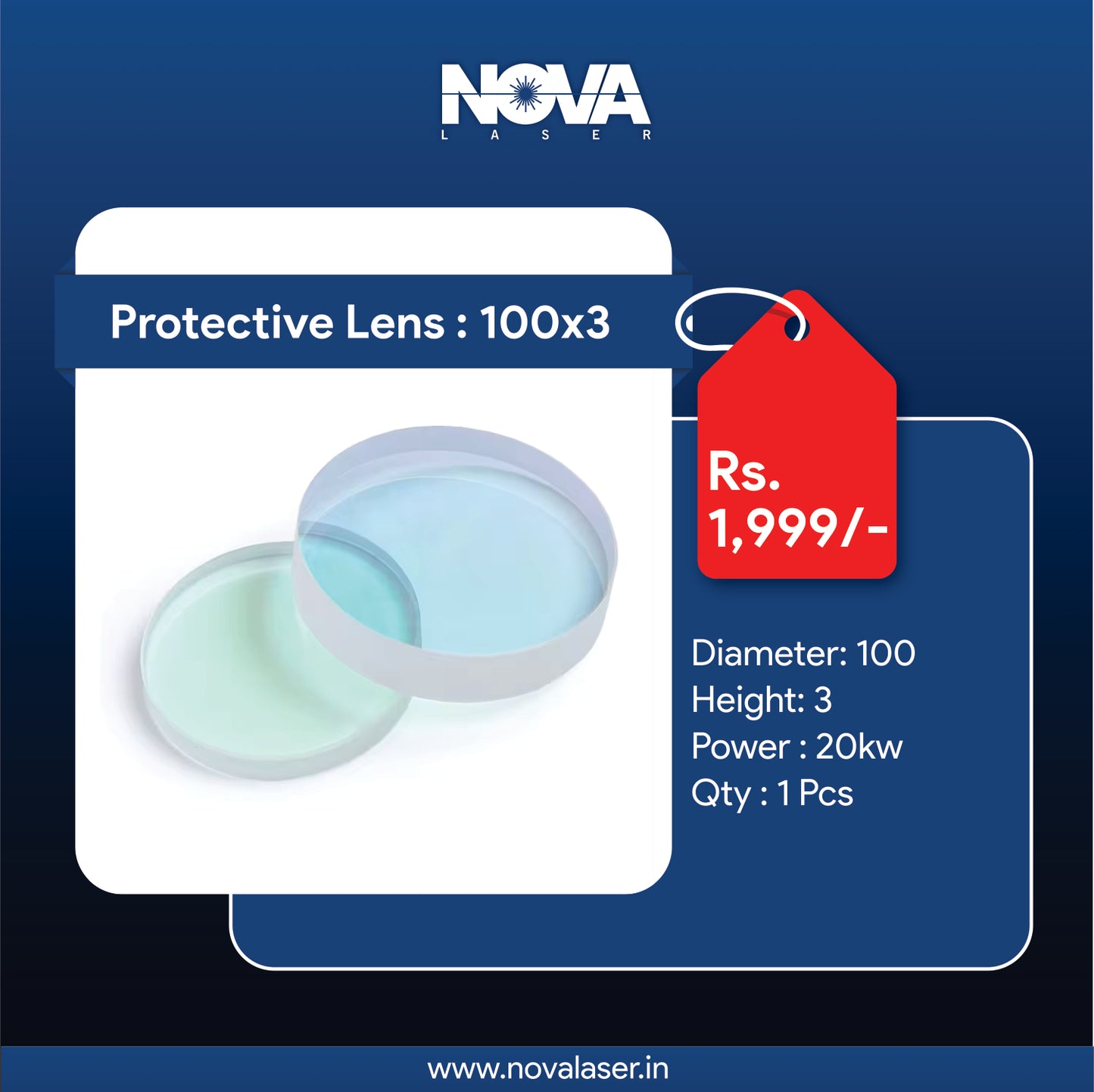 Protective Lens I 100x3_20kw