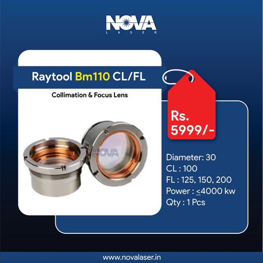 Raytool BM110 - Focusing & Collimating Lens with Assembly - Nova Laser