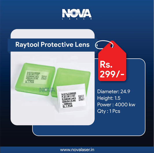 Raytool Protective Lens 24.9x1.5 - Nova Laser