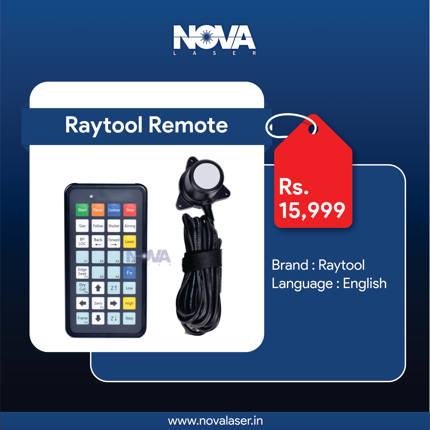 Raytool Remote Controller - Ecat - Nova Laser