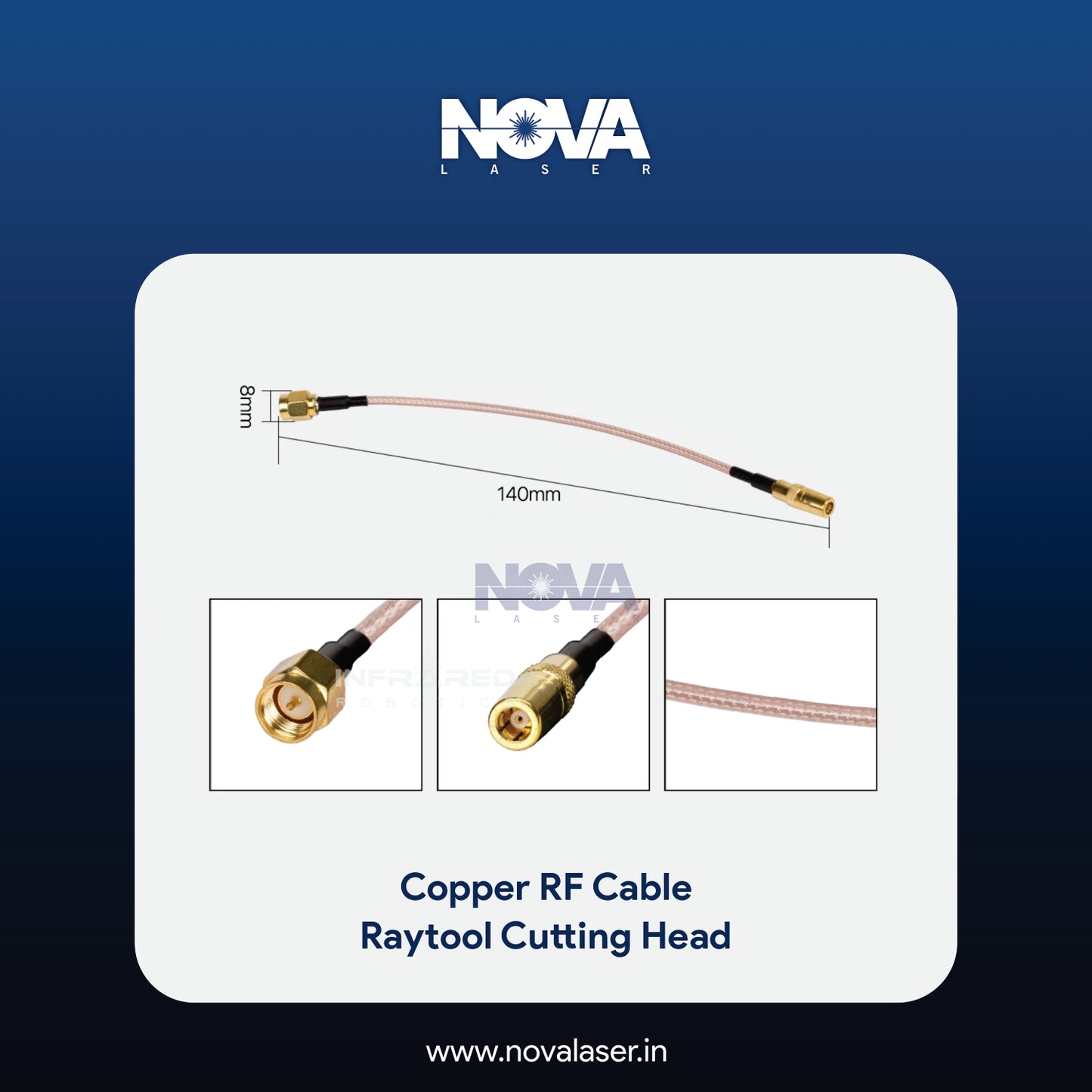 Copper RF Cable/ Sensor Cable For Raytool - Nova Laser