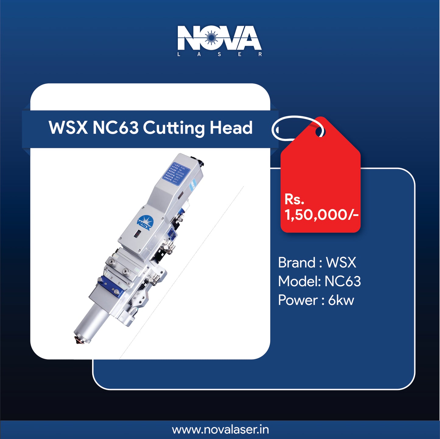 NC63 - WSX Laser Cutting Head