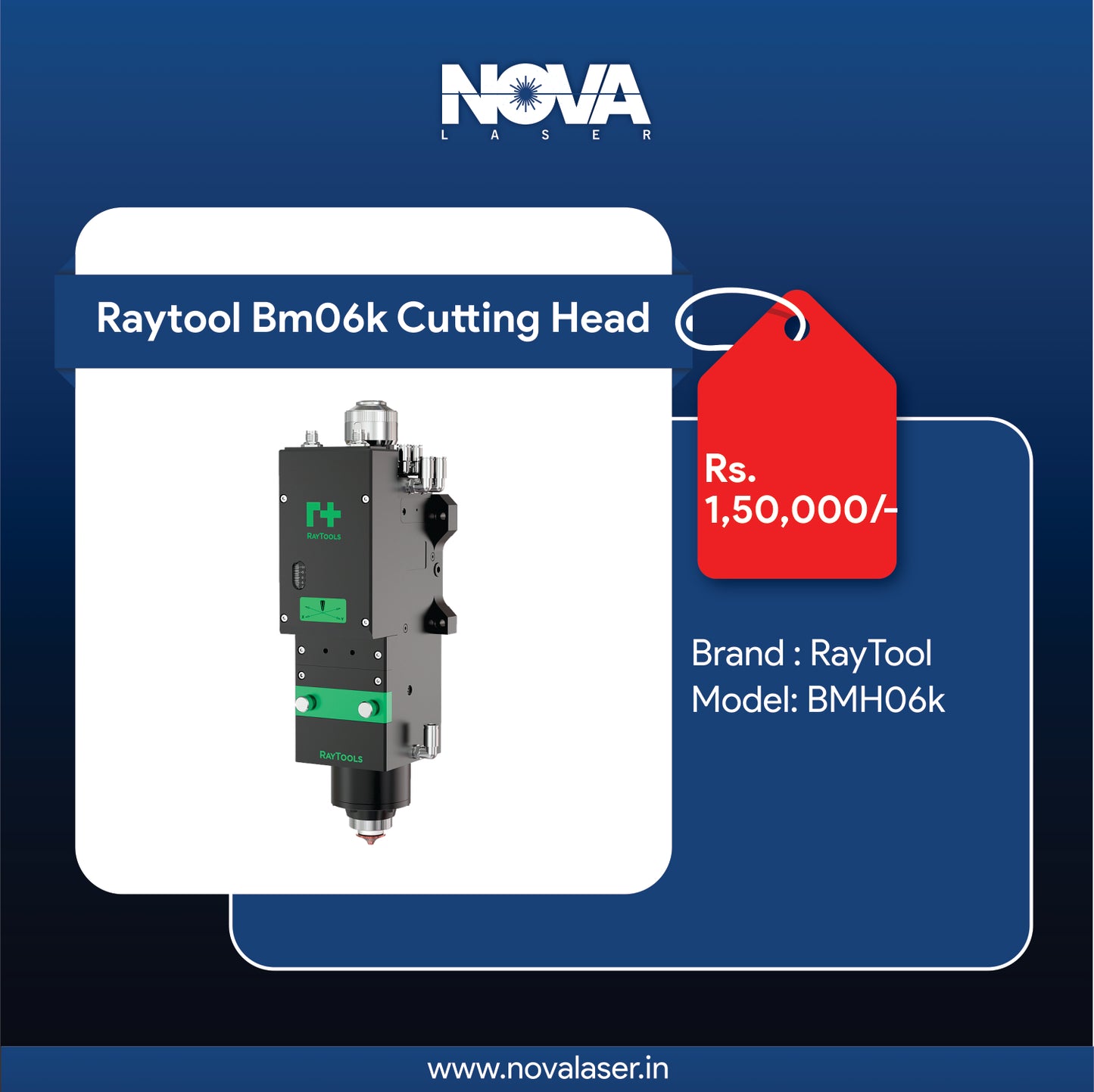 BM06K - Raytools Laser Cutting Head - Nova Laser